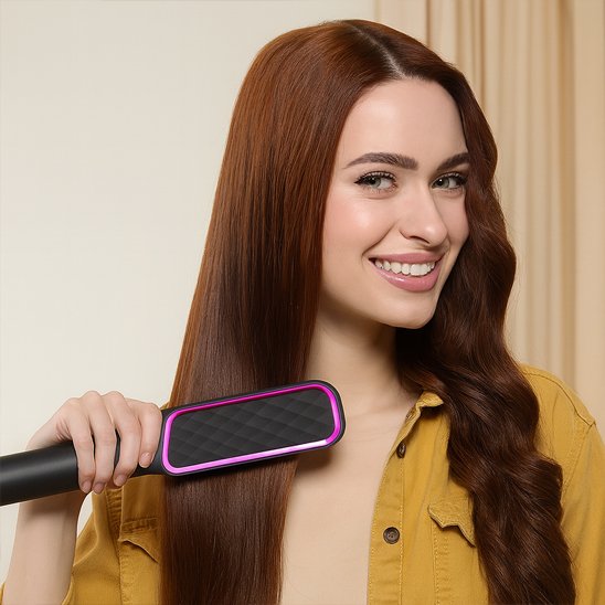 Brosse chauffante 